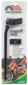 Greenfield 285mm KS2 Kickstand: Black EA Kickstands