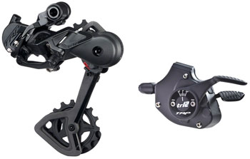TRP TR12 Rear Derailleur and Shifter Kit - Black KIT Kit-In-A-Box Mtn Group