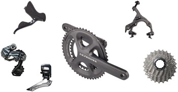 QBP Kits Shimano Ultegra R8050 Di2 Rim Brake Group EA Custom Kits