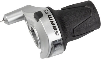 SRAM Spectro P5 IGH Shifter Assembly - 5-Speed, Twist Shift w/2400mm Cable EA Internally Geared Hub Shifter
