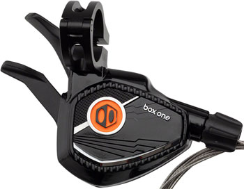 BOX One Prime 9 Multi Shift Shifter - 9-Speed, Black EA Shifter, Flat Bar-Right