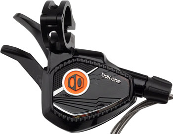 BOX One Prime 9 Single Shift Shifter - 9-Speed, Black EA Shifter, Flat Bar-Right