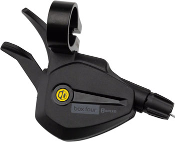 BOX Four Multi Shift Shifter - 8-Speed, Black EA Shifter, Flat Bar-Right