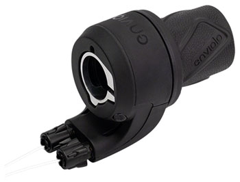 Enviolo Twist Pro Manual Controller/Shifter - 2500mm, Aluminum Over Torque Protection, Black EA Internally Geared Hub Shifter
