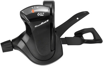 SunRace M903 Trigger Shifter - Left, 2-Speed, Black EA Shifter, Flat Bar- Left