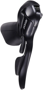 microSHIFT ADVENT Right Drop Bar Shifter Lever - 9 Speed, Black, ADVENT Compatible Only Black EA Brake/Shift Lever, Drop Bar-Right