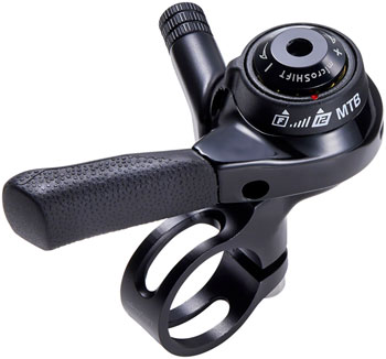 microSHIFT Right Thumb Shifter, 12-Speed Mountain, Shimano Compatible Black EA Shifter, Flat Bar-Right