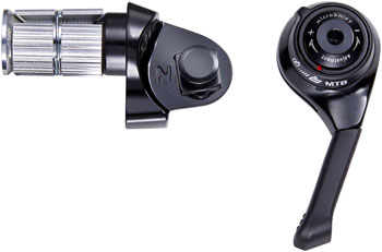microSHIFT Right Bar End Shifter, 12-Speed Mountain, Shimano Compatible EA Shifter, Road