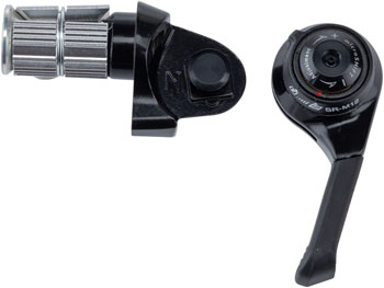 microSHIFT Right Bar End Shifter, 12-Speed Mountain, SRAM Eagle Compatible Black EA Shifter, Road