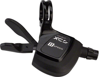 microSHIFT XCD Right Trigger Shifter, 11-Speed Mountain, Shimano DynaSys Compatible Black EA Shifter, Flat Bar-Right