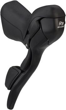 microSHIFT R8 Right Drop Bar Shift Lever, 8-Speed, Shimano Compatible Black EA Brake/Shift Lever, Drop Bar-Right
