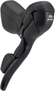 microSHIFT R9 Right Drop Bar Shift Lever, 9-Speed, Shimano Compatible Black EA Brake/Shift Lever, Drop Bar-Right