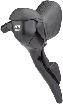 microSHIFT R9 Left Drop Bar Shift Lever - Double, Shimano Compatible, Black EA Brake/Shift Lever, Drop Bar-Left