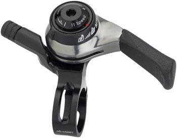 microSHIFT Right Thumb Shifter, 11-Speed Mountain, Shimano DynaSys Compatible Black EA Shifter, Flat Bar-Right