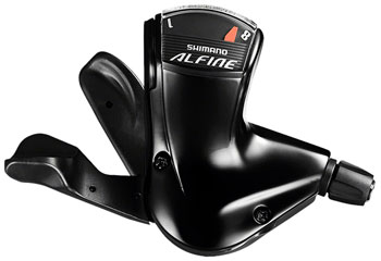 Shimano Alfine SL-S7000-8 Rapidfire Plus Internally Geared Hub Shifter - 8-Speed, Black EA Internally Geared Hub Shifter