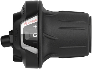 Shimano Tourney SL-RV300-6R Revoshift Twist Shifter - Right, 6 Speed, with Optical Gear Display Black EA Shifter, Flat Bar-Right