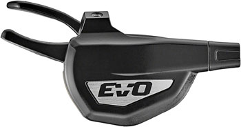 TRP SL-M9070-7R EVO Shifter - Rear, 7-Speed, With Discrete Clamp, MatchMaker Compatible, 2400mm Shift Cable, Black/Silver EA Shifter, Flat Bar-Right