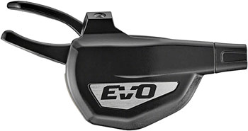 TRP SL-M9050-12R EVO Shifter - Rear, 12-Speed, With Discrete Clamp, MatchMaker Compatible, 2400mm Shift Cable, Black/Silver EA Shifter, Flat Bar-Right
