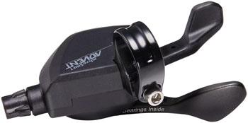 microSHIFT ADVENT Xpress Plus Right Trigger Shifter - 1x9 Speed, With Bearing, Black, ADVENT Compatible Only Black EA Shifter, Flat Bar-Right