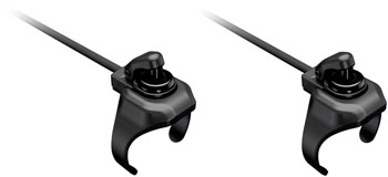 Shimano Dura-Ace SW-RS801-S Satellite Shifter Drops - Pair, 100mm Cable, Black EA Remote Shifter