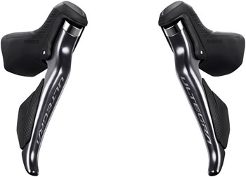 Shimano Ultegra ST-R8150 Di2 Dual Control Shift/Brake Lever Set for Rim Brakes - Left and Right, 2x12-Speed, Black EA Brake/Shift Lever, Drop Bar Pair