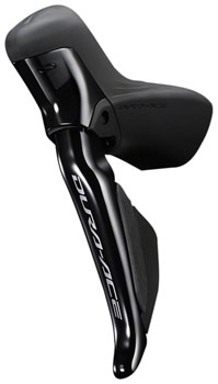 Shimano Dura-Ace ST-R9270-LF Di2 Shift/Brake Lever - Left, 2x, Black EA Hydraulic Brake/Shift Lever, Drop Bar