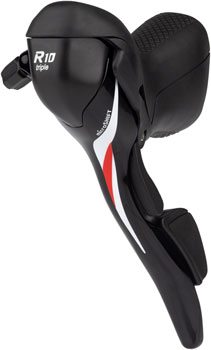 microSHIFT R10 Left Drop Bar Shift Lever - Triple, Shimano Compatible, Black EA Brake/Shift Lever, Drop Bar-Left