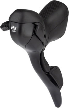 microSHIFT R9 Left Drop Bar Shift Lever - Triple, Shimano Compatible, Black EA Brake/Shift Lever, Drop Bar-Left