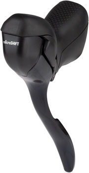 microSHIFT R-Series Left Drop Bar Brake Lever - Black EA Brake Lever, Drop Bar Individual