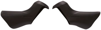 Shimano Dura-Ace ST-R9250 Di2 STI Lever Hoods - Black, Pair Black EA Brake Lever Hood