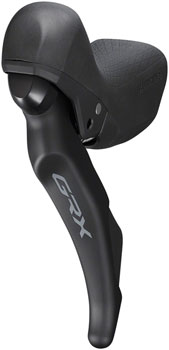 Shimano GRX ST-RX600-L Shift/Brake Lever - Left, 2x, Black EA Hydraulic Brake/Shift Lever, Drop Bar