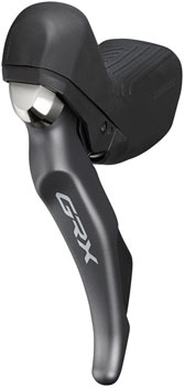 Shimano GRX ST-RX810-L Shift/Brake Lever - Left, 2x Black EA Hydraulic Brake/Shift Lever, Drop Bar