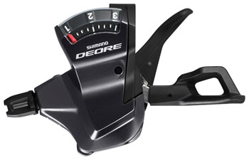 Shimano Deore SL-T6000 Shifter - Left, 3-Speed Black EA Shifter, Flat Bar- Left