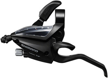Shimano Altus ST-EF500-L Brake/Shift Lever - Left, 3-Speed Black EA Brake/Shift Lever, Flat Bar- Left