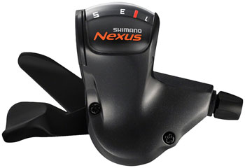 Shimano Nexus SL-5S50 Internally Geared Hub Shifter - 5-Speed, Rapidfire Plus Black EA Internally Geared Hub Shifter