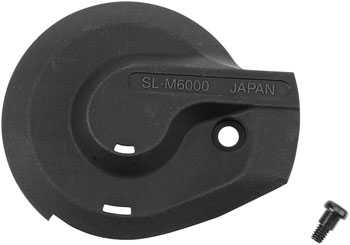 Shimano SL-M6000 Shifter Cover and Fixing Screw - Right, Black EA Mountain Shifter Part
