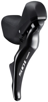 Shimano 105 ST-R7025 Right Compact Reach Hydraulic Brake/11-Speed Shift Lever, Sold Without Caliper Black EA Hydraulic Brake/Shift Lever, Drop Bar