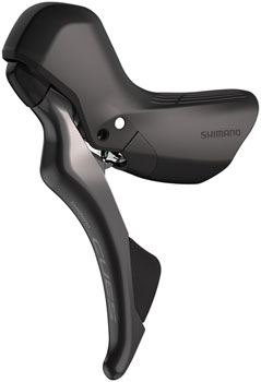 Shimano CUES ST-U6030-L Shift/Brake Lever - Left, 2x, Black EA Hydraulic Brake/Shift Lever, Drop Bar