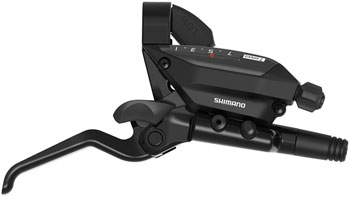 Shimano ST-EF515-7R EZ Fire Plus Shift/Brake Lever - Right, 7-Speed, Optical Gear Display, For Hydraulic Disc Brake, Black EA Brake/Shift Lever, Flat Bar- Right