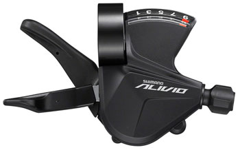 Shimano Alivio SL-M3100-R Shifter - Right, 9-Speed, RapidFire Plus, Optical Gear Display EA Shifter, Flat Bar-Right