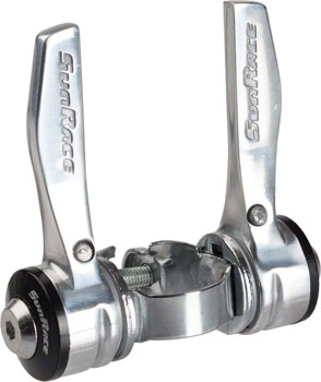 SunRace SLR 80 8 Speed Clamp-On Shifters 28.6mm Clamp Size EA Shifter, Road