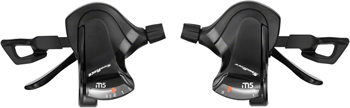 SunRace M503 Flat Bar Trigger Shifter Set - 3 x 8-Speed, Dual Lever EA Shifter, Flat Bar- Pair