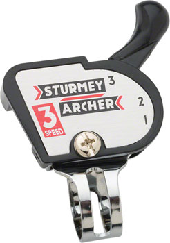 Sturmey-Archer Sturmey Archer S3s 3Spd Classic Trigger Shifter Black EA Internally Geared Hub Shifter