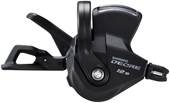 Shimano Deore SL-M6100-R Right Shift Lever - 12-Speed, RapidFire Plus, Optical Gear Display, Black EA Shifter, Flat Bar-Right