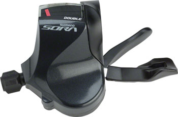 Shimano Sora SL-R3000 Double (2x) Left Flat Bar Road Shifter, only compatible with Sora R3000 2x front derailleur EA Shifter, Flat Bar- Left