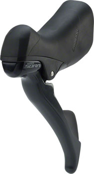 Shimano Sora ST-R3000 Double (2x) Left STI Lever, only compatible with Sora R3000 2x front derailleur Black EA Brake/Shift Lever, Drop Bar-Left