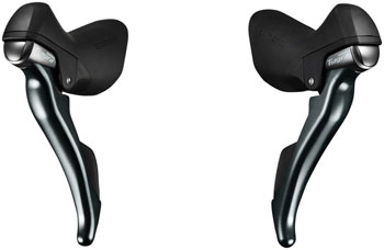 Shimano Tiagra ST-4700 2x 10-Speed Shift/Brake Lever Set - Dual Control, Black SET Brake/Shift Lever, Drop Bar Pair