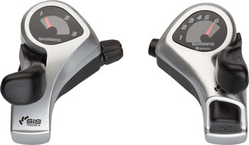 Shimano Tourney SL-TX50 3x6-Speed Thumb Shifter Set EA Shifter, Flat Bar- Pair