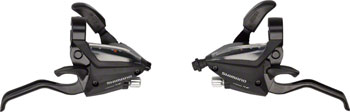 Shimano ST-EF500 3 x 8-Speed Brake/Shift Lever Set Black SET Brake/Shift Lever, Flat Bar Pair