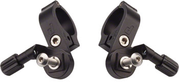 Paul Component Engineering Thumbies Shifter Mounts, Shimano 22.2mm Black PAA Thumb Shifter Conversion Kit